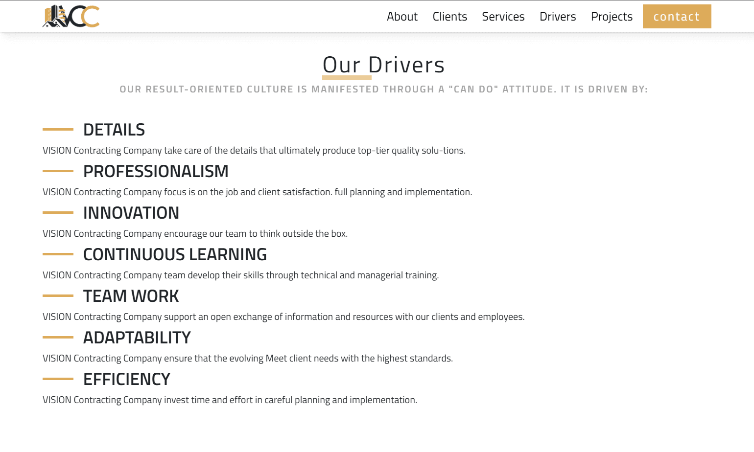 Vision Contracting